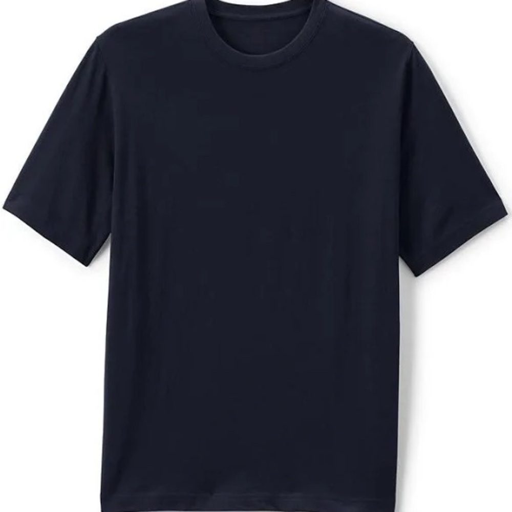 NWT Lands End 4XL Navy Tee